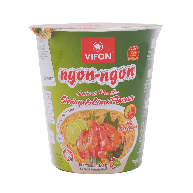 Vifon Oriental Style Shrimp & Lime Flavour 60g (Case 24)