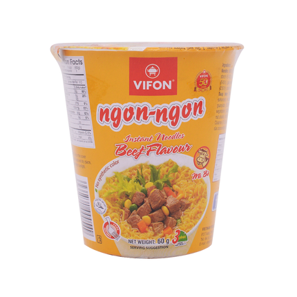 Vifon Oriental Style Beef Flavour Cup 60g (Case 24)