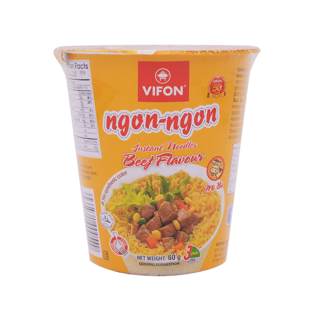 Vifon Oriental Style Beef Flavour Cup 60g (Case 24)