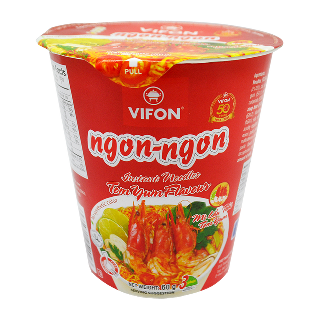 Vifon Oriental Style Thai Tom Yum Flavour Cup 60g (Case 24)