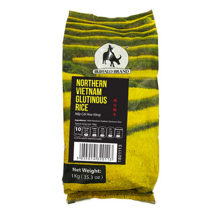 Longdan Golden Flower Glutinous Rice 1kg (Case 10)