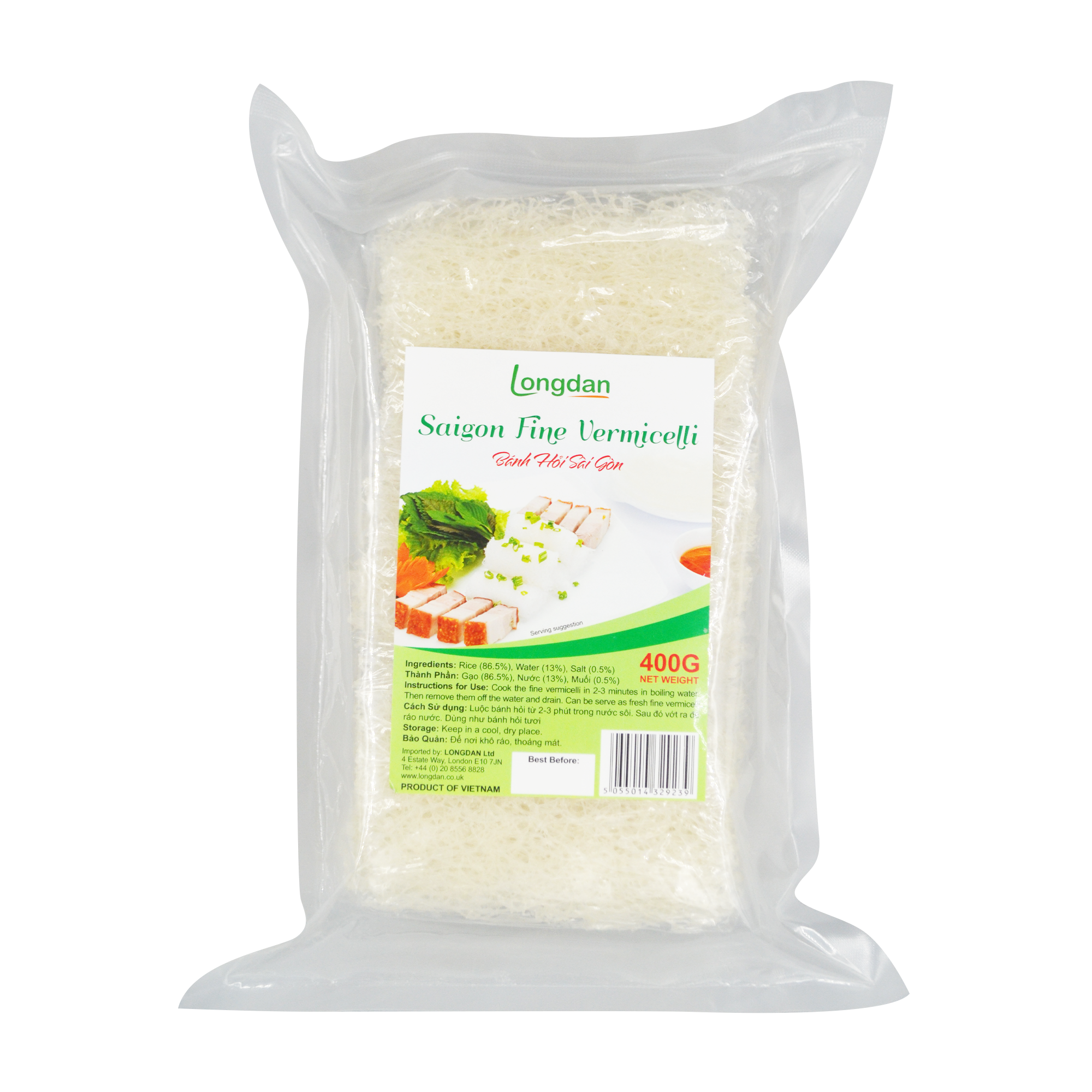 Longdan Saigon Fine Vermicelli 400g (Case 30)