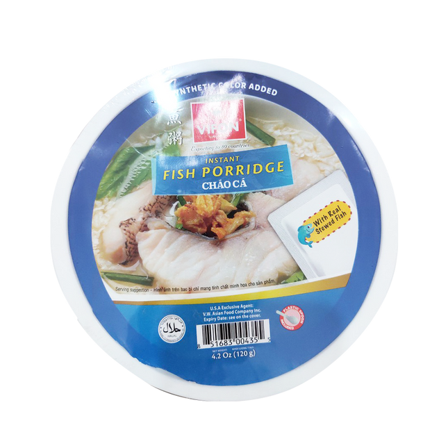 Vifon Instant Fish Porridge Bowl  120g (Case 36)