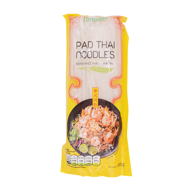 Longdan Pad Thai Noodles 4mm 400g (Case 30)