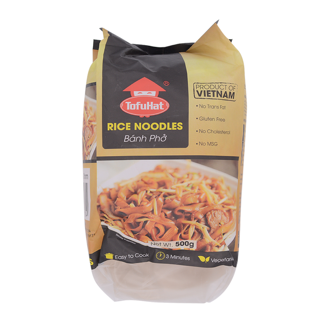 Tofuhat Rice Noodles 3mm 500g (Case 20)