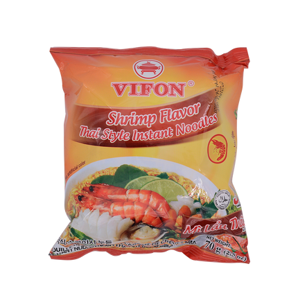 Vifon Instant Noodle Shrimp Mi Lau Thai 70G (Case 30)