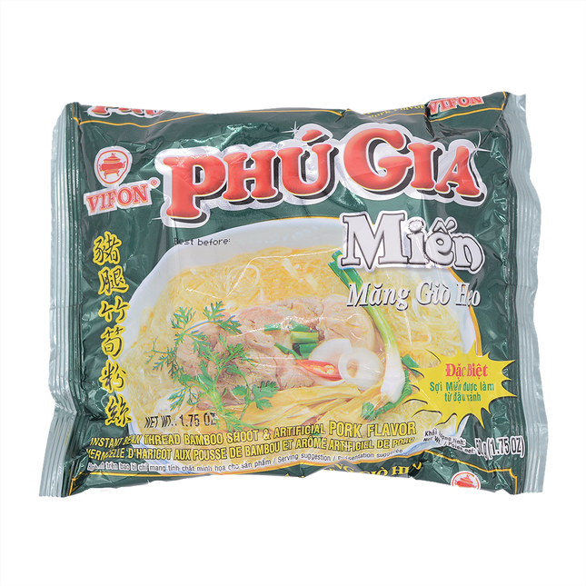 Vifon Instant Bean Thread Bamboo Pork 50g (Case 72)