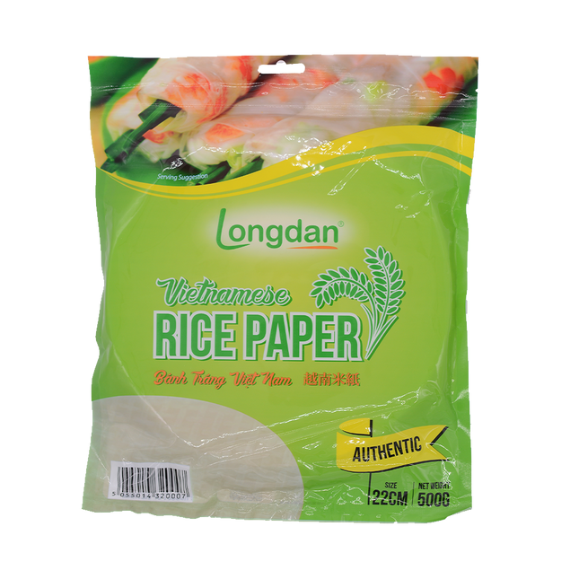 Longdan Rice Paper( Authentic)  22cm 500g (Case 20)
