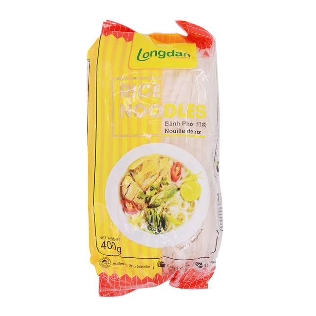 Longdan Rice Noodles 4mm 400g (Case 30)