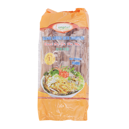 Longdan Hanoi Amber Rice Noodle 400g (Case 30)