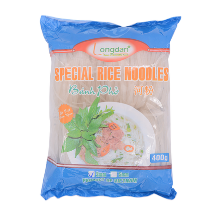 Longdan Special Rice Noodles 3mm 400g (Case 30)