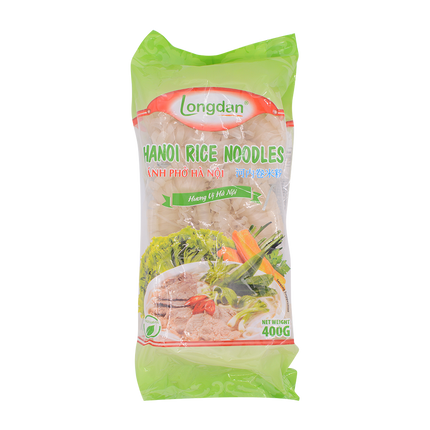 Longdan Hanoi Rice Noodles Roll 400g (Case 30)