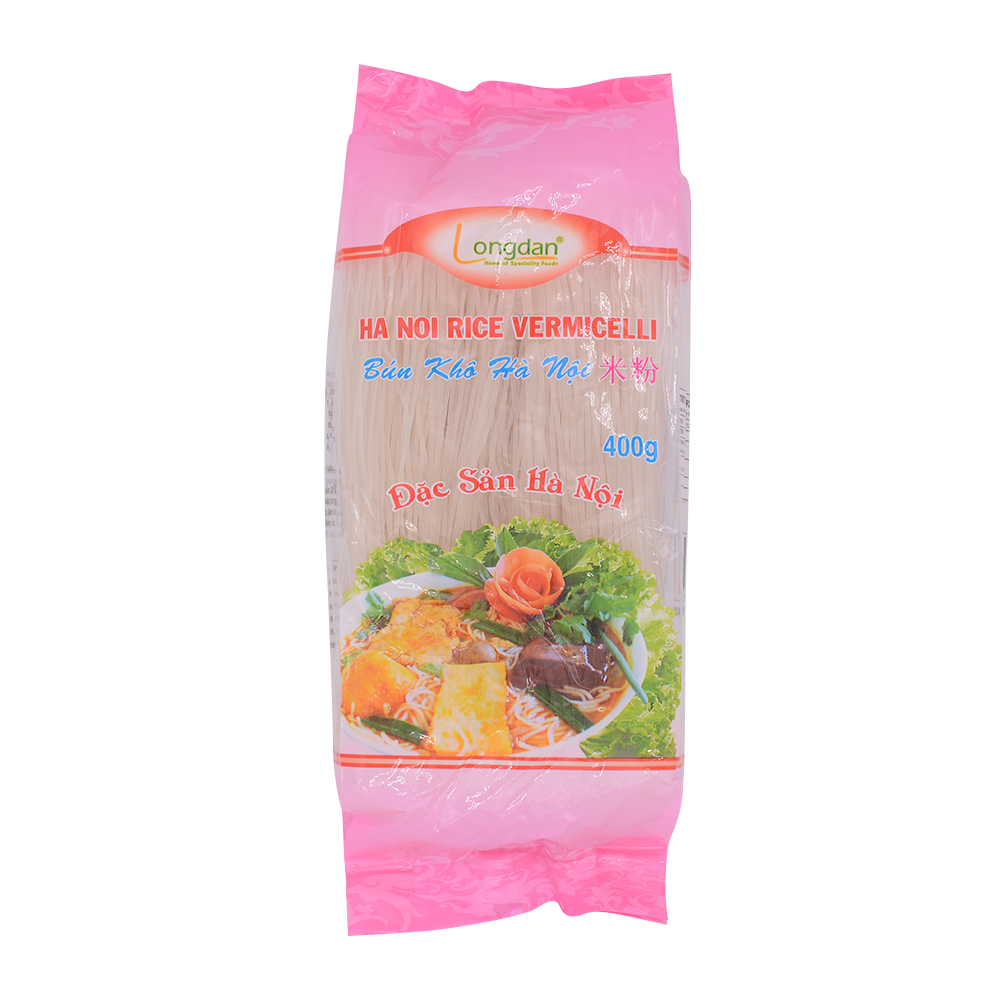 Longdan Hanoi Rice Vermicelli 0.8mm 400g (Case 30)