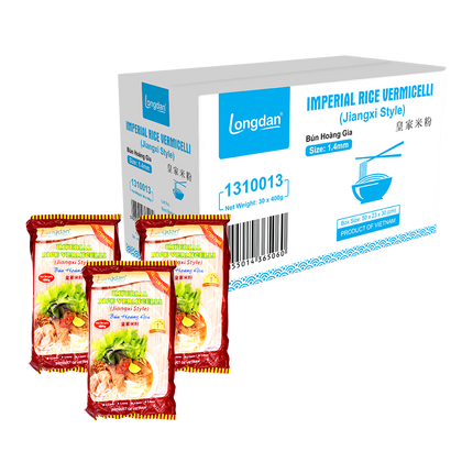 Longdan Imperial Rice Vermicelli 1.4mm 400g (Case 30)