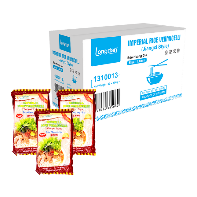 Longdan Imperial Rice Vermicelli 1.4mm 400g (Case 30)