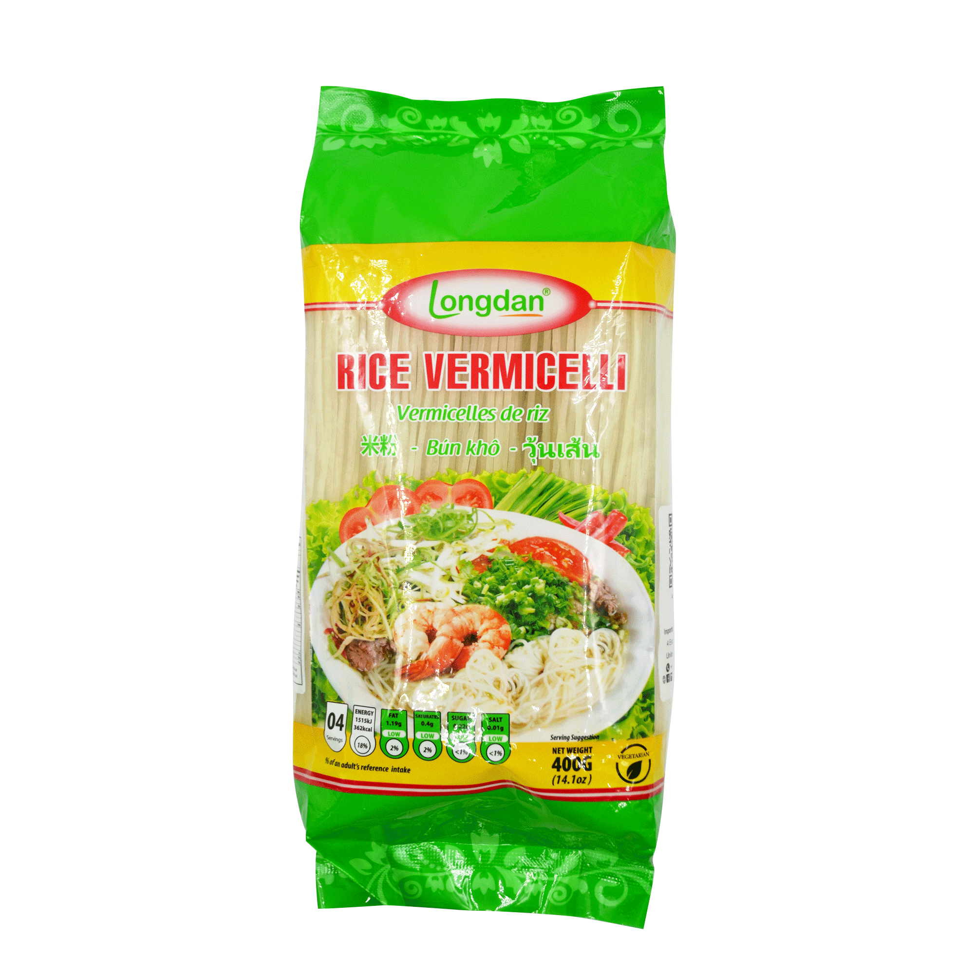 Longdan Rice Vermicelli 1.8mm 400g (Case 25)