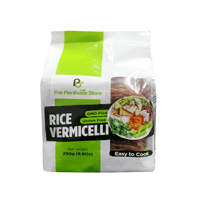 The Plantbase Store Brown rice vermicelli 1mm 250g (Case 20)
