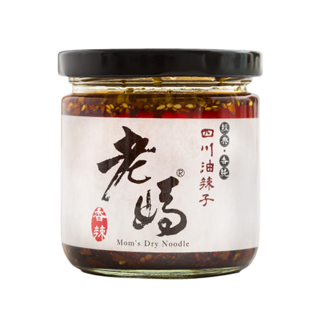 Mom's Dry Noodle Spicy Oil 170mL (Case 12)