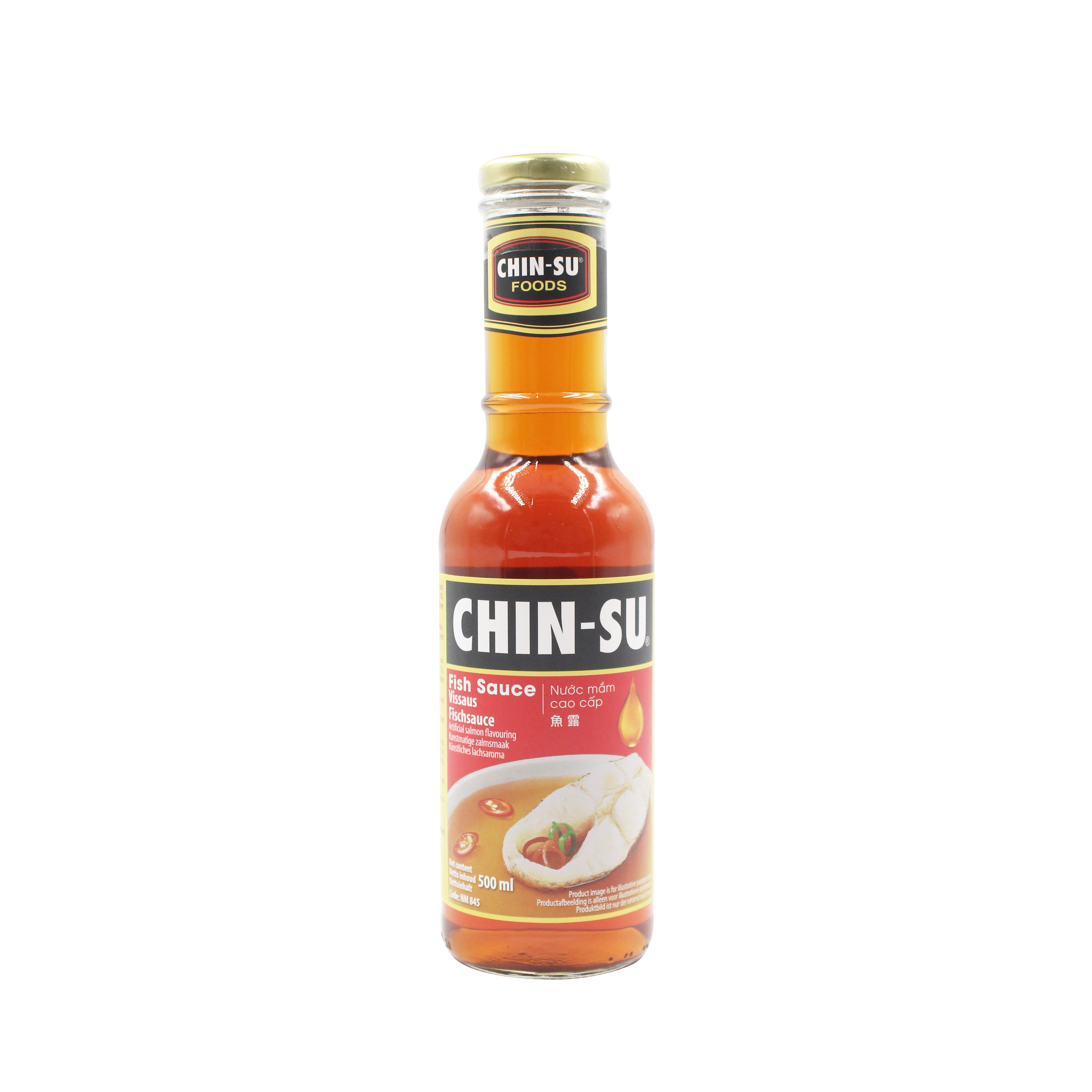Chinsu Fish Sauce Salmon Flavour 500ml (Case 15)