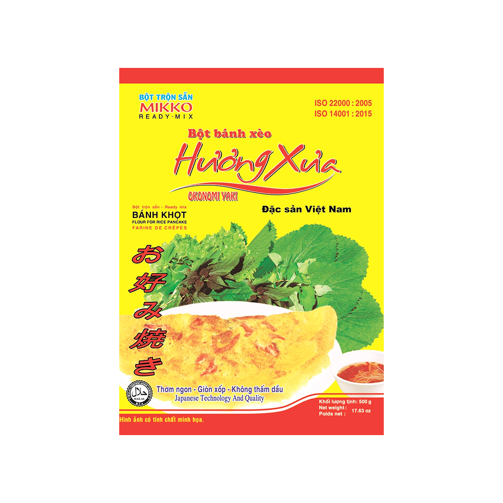 Mikko Flour for Rice Pancake 500g (Case 30)