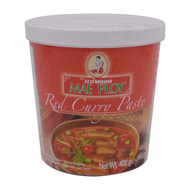 MAE PLOY Red Curry Paste 400g (Case 24)