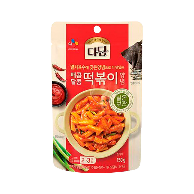 CJ BEKSUL Rice Cake(Topoki) Sauce 150g (Case 20)