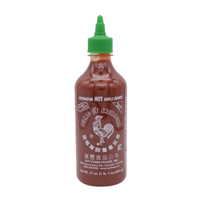 Huy Fong Sriracha Hot Chilli Sauce Usa 482g/435ml (Case 12)