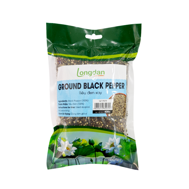 Longdan Cracked Black Peppercorn 400g (Case 20)