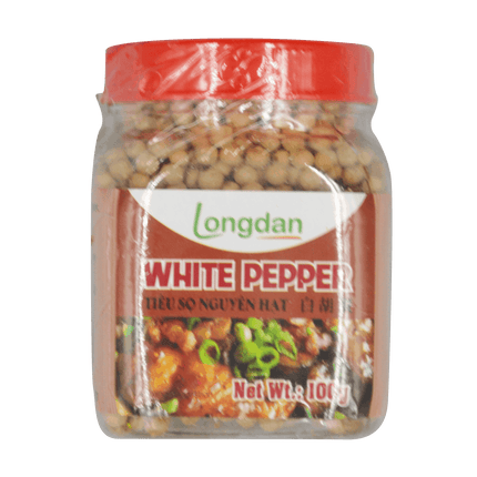 Longdan Whole White Pepper 100g (Case 50)