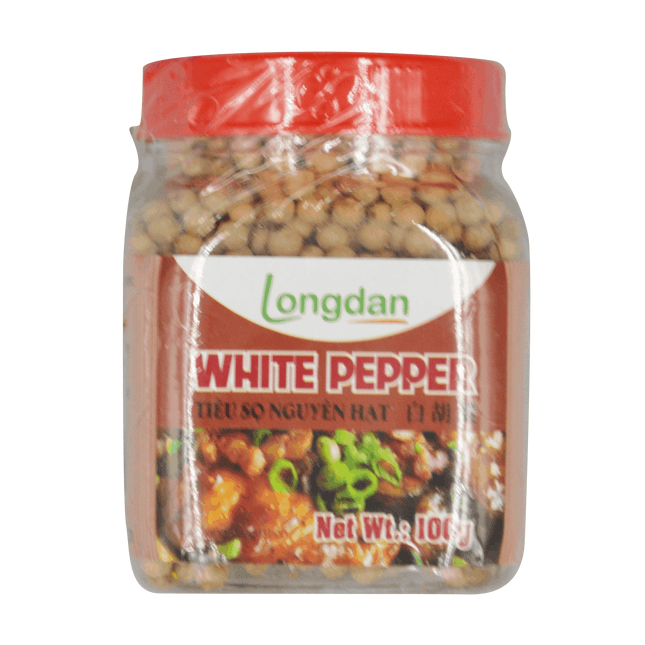Longdan Whole White Pepper 100g (Case 50)