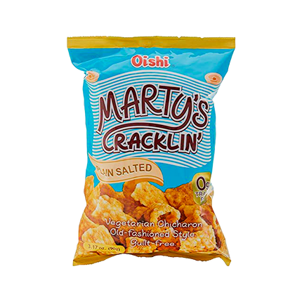 Oishi Marty's Cracklin' Plain Salted 90g (Case 30)