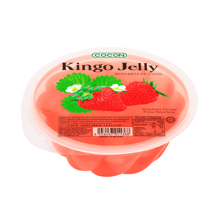 COCON Kingo Jelly Strawberry With Nata Decoco 420g (Case 12)