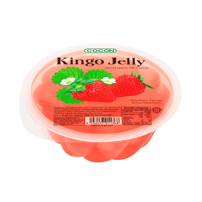 COCON Kingo Jelly Strawberry With Nata Decoco 420g (Case 12)