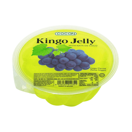 COCON Kingo Jelly Grape With Nata De Coco 420g (Case 12)