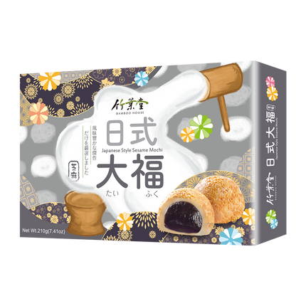 Bamboo House Sesame Rice Cake 210g (Case 24)
