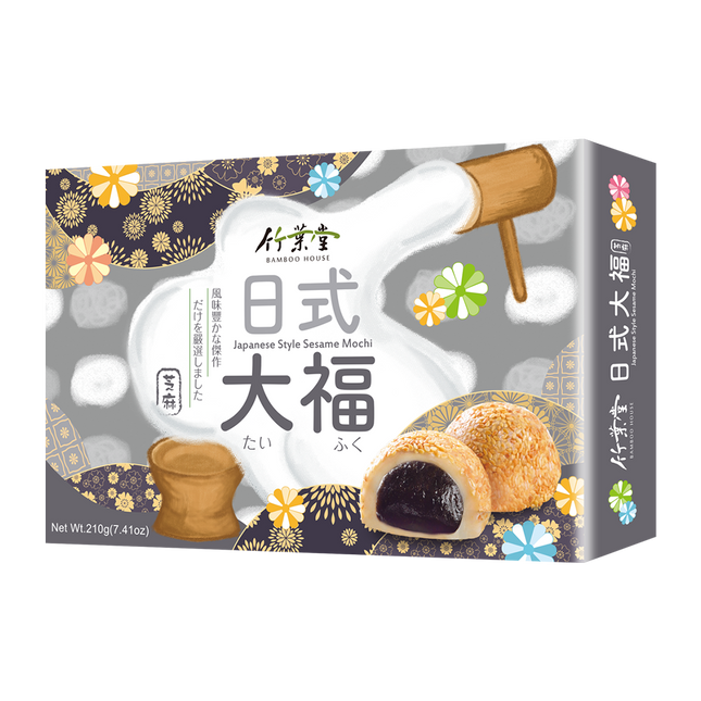 Bamboo House Sesame Rice Cake 210g (Case 24)
