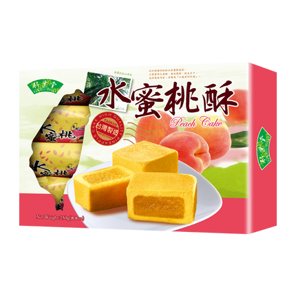 Bamboo House Peach Cake 250g (Case 15)