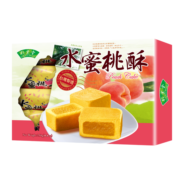 Bamboo House Peach Cake 250g (Case 15)
