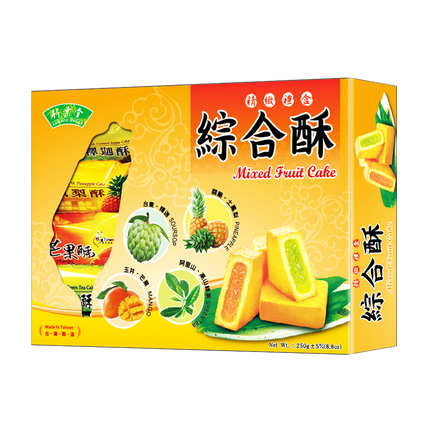 Bamboo House Mixed Fruit Cake 250g (Case 15)