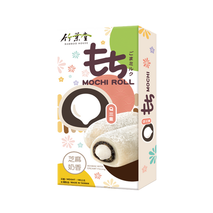 Bamboo House Mochi-Sesame Milk Mochi Roll 150g (Case 24)