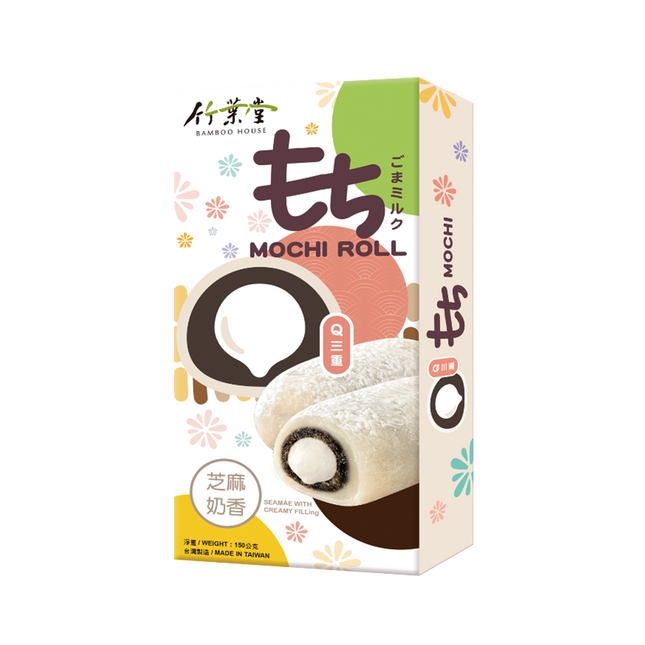 Bamboo House Mochi-Sesame Milk Mochi Roll 150g (Case 24)