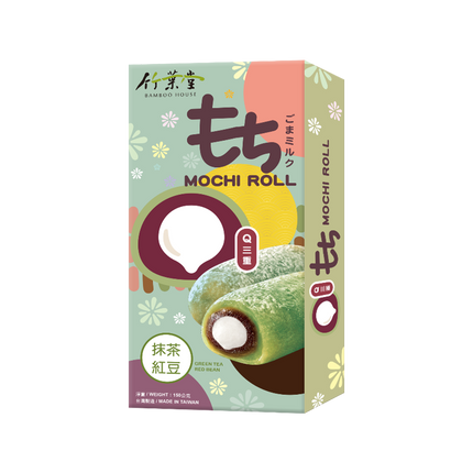 Bamboo House Mochi-Matcha - Red Bean - Milk Mochi Roll 150g (Case 24)