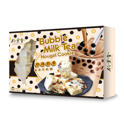 Bamboo House Bubble Milk Tea Nougat Cookie 120g (Case 15)