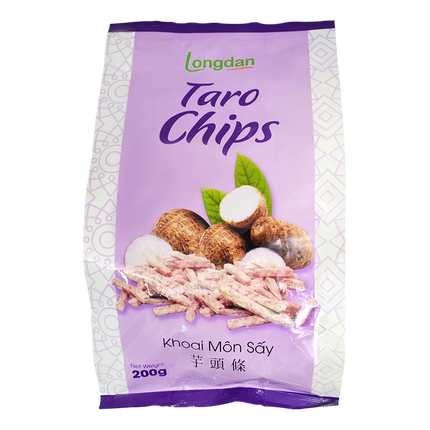 Longdan Taro Chips 200g (Case 25)