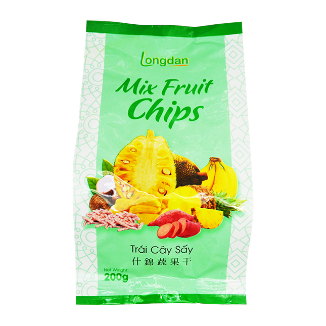 Longdan Mix Fruit Chips 200g (Case 25)