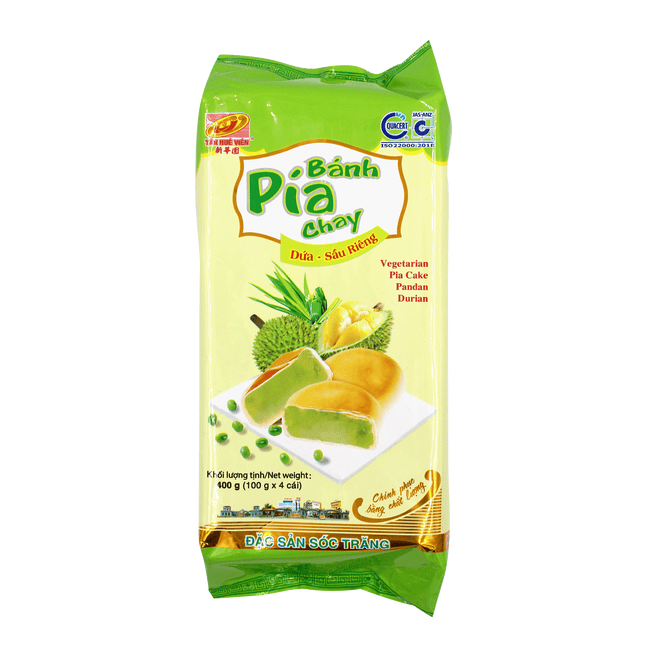 Tan Hue Vien Durian & Pandan Leaf Cake 400g (Case 20)
