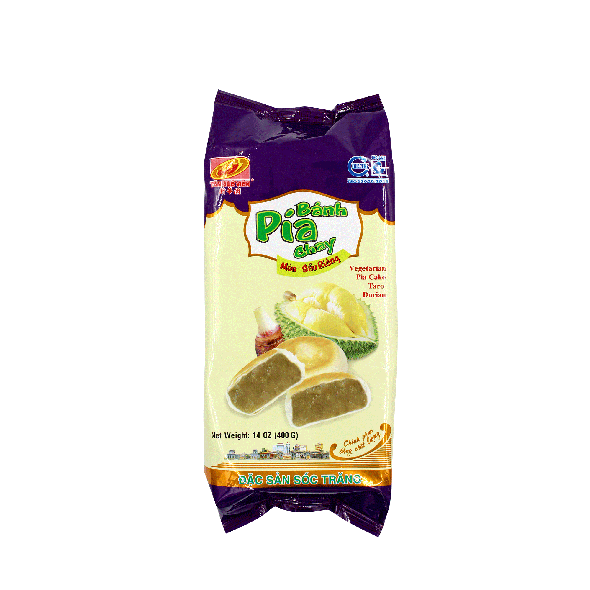 Tan Hue Vien Durian & Taro Cake 400g (Case 20)