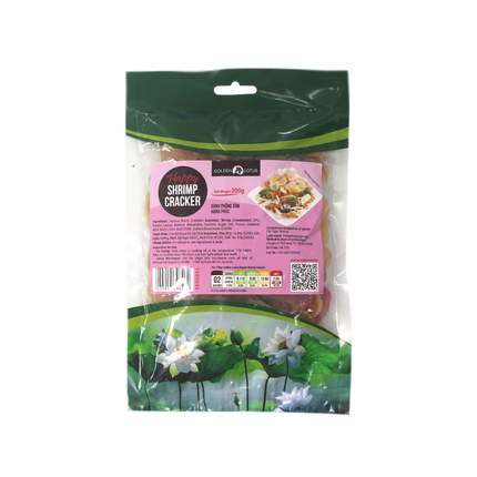 Golden Lotus Happy Shrimp Cracker 200G (Case 25)