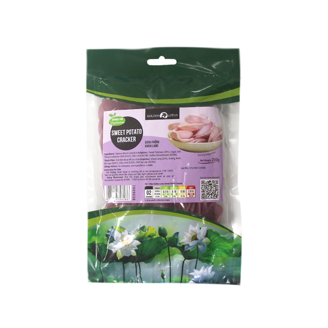 Golden Lotus Sweet Potato Cracker 200G (Case 25)