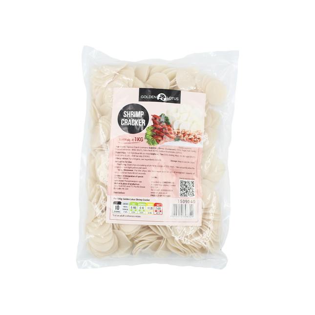 Golden Lotus Shrimp Cracker 1KG (Case 10)